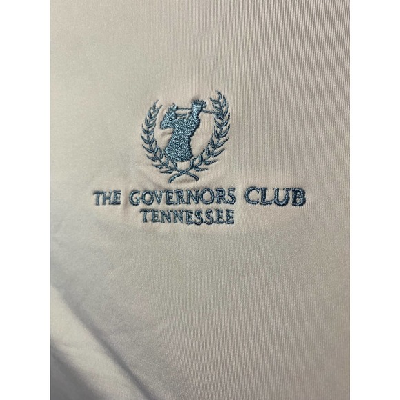 Foot Joy Polo Mens Size Large Prodry Lisle light pink Governors Club Tennessee - Picture 11 of 12